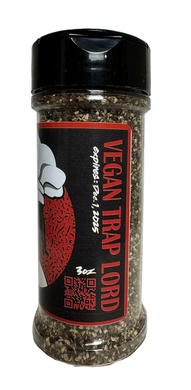 VEGAN TRAP LORD "BLACK PEPPER BUTCHER GRIND" SEASONING